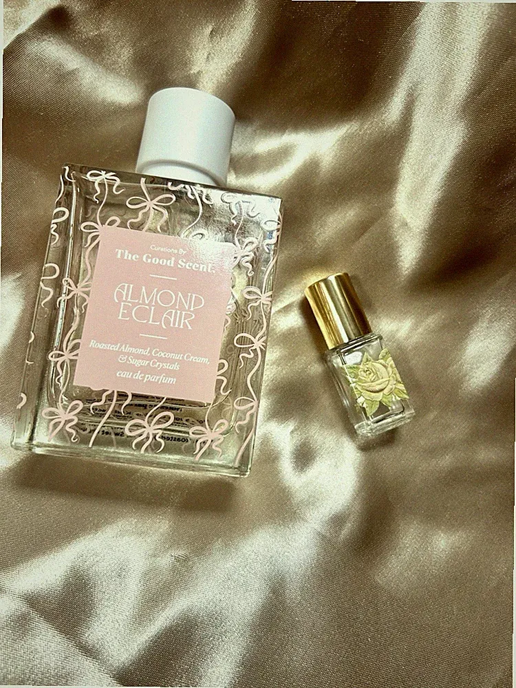 Almond Eclair 3.4 oz Perfume + Vanilla Perfume Oil Rollerball Gourmand Set