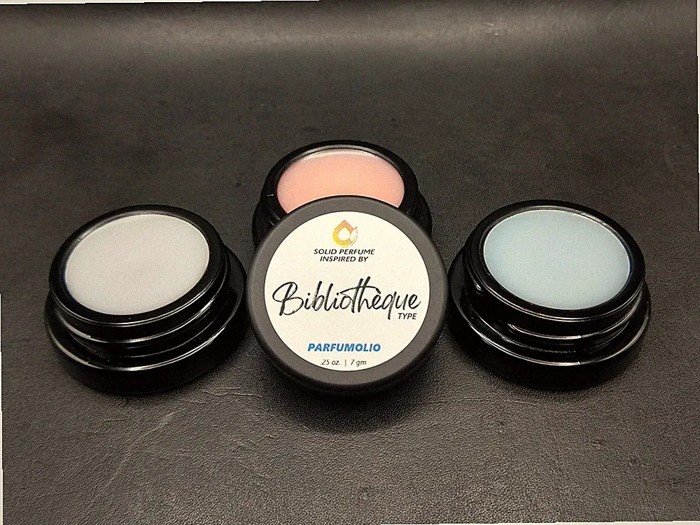 BIBLIOTHEQUE type Solid Perfume Impression - Fragrance Body Oils - 7gm - Unisex