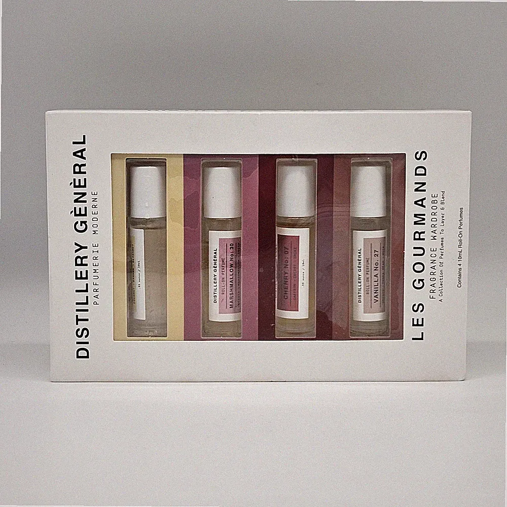 Distillery General Le Gourmands Fragrance Wardrobe 4X 10ml Roll On Perfumes