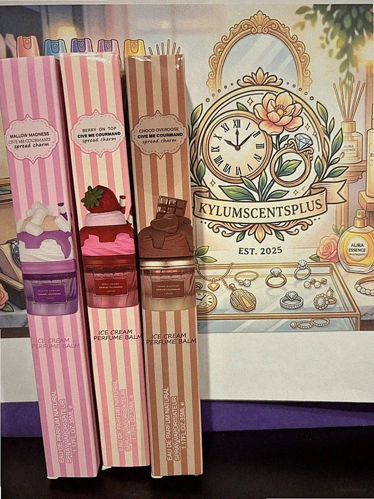 Give Me Gourmand Bundle Of 3/35ml Mallow Madness Berry On Top & Choco Overdose.