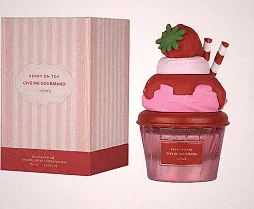 Lattafa Berry On Top Give Me Gourmand EDP 75ml 2.5oz Women Sweet Dessert Perfume
