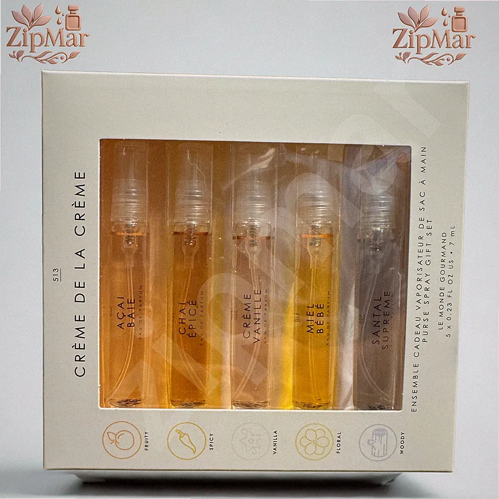 Le Monde Gourmand Creme De La Creme 5x 0.23 oz Perfume Gift Set NIB Women Choice