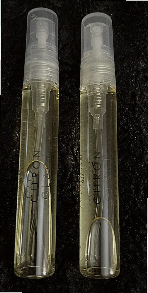 Lot Of 2 - Le Monde Gourmand CITRON GLACÉ EDP .23oz Travel Spray Perfume