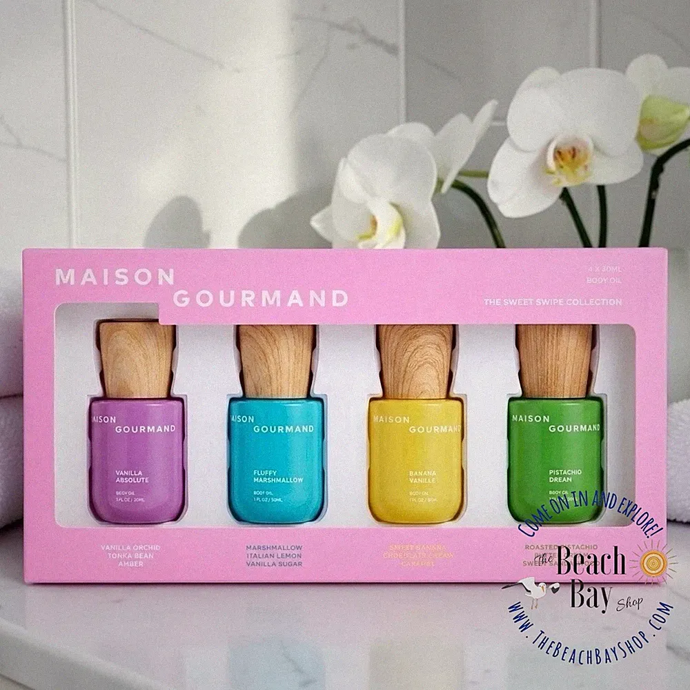 Maison Gourmand The Sweet Swipe Collection Body Oil Sprays 4 Piece Set