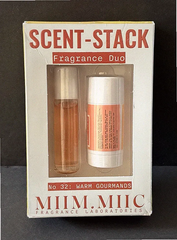 Miim Miic Scent Stack Fragrance Duo Set No. 32 Warm Gourmands Solid & Roll-on
