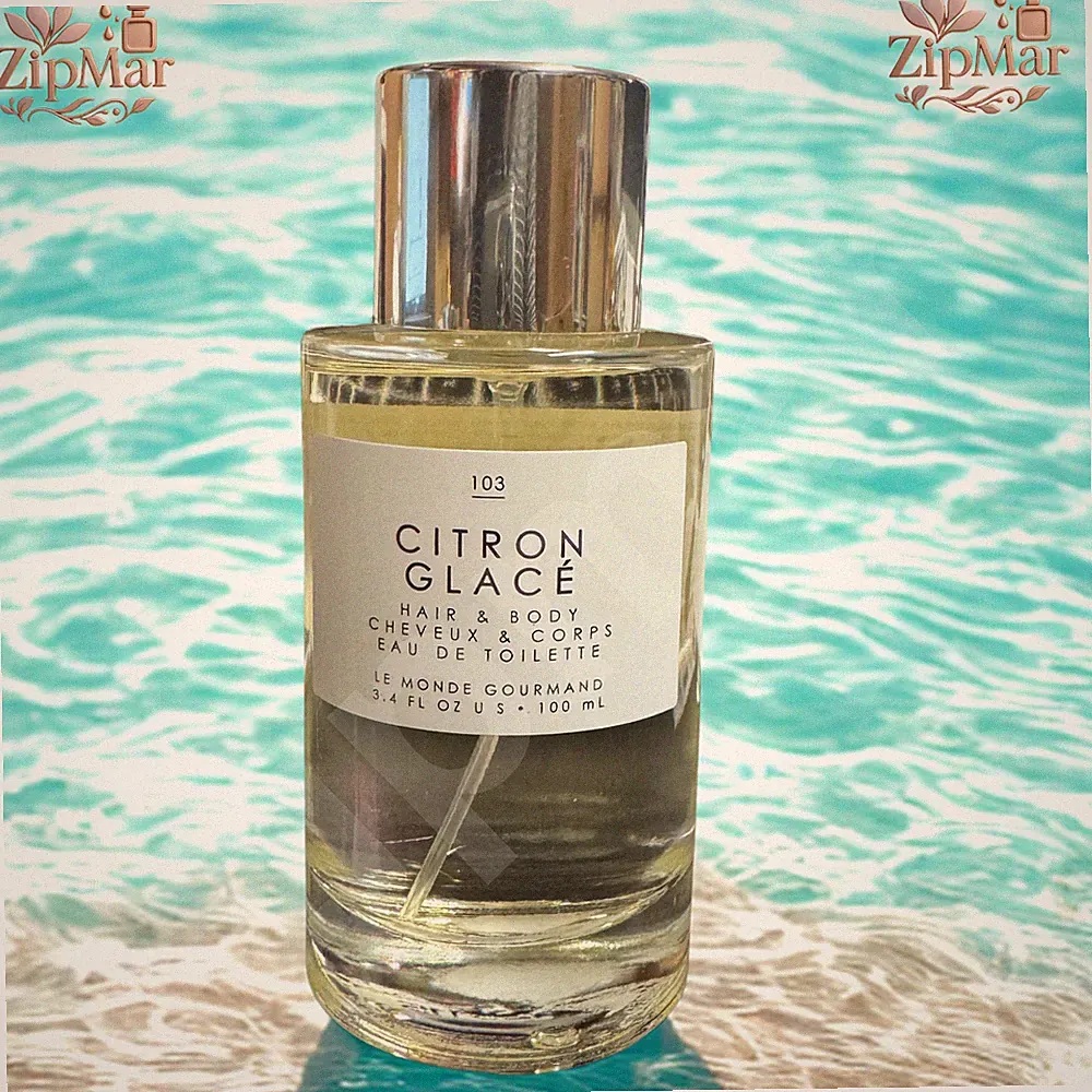 New Le Monde Gourmand Citron Glacé 103 Hair & Body EDT 3.4oz Lemon Jasmine Scent