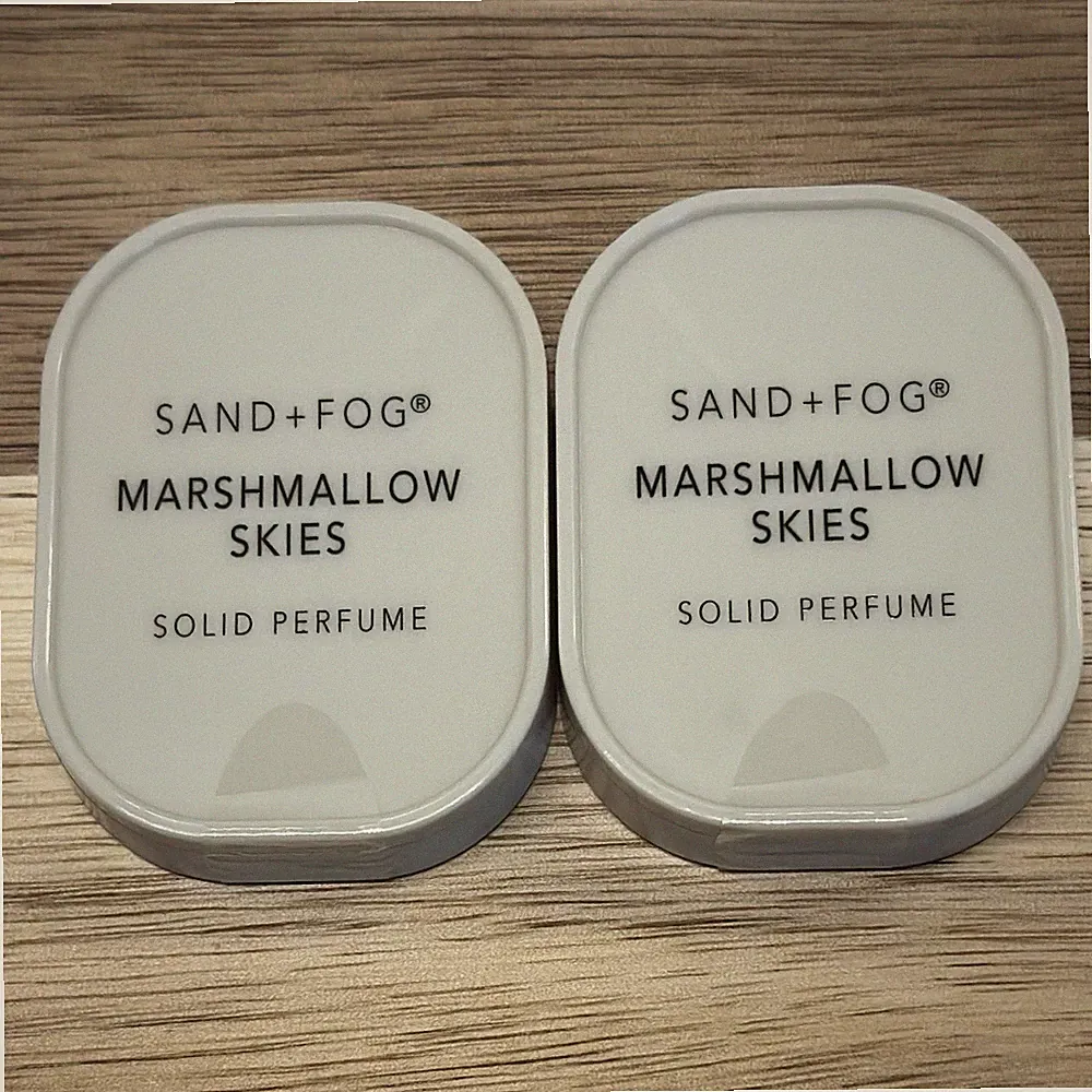 Sand + Fog Marshmallow Skies Solid Perfume 2x Small .1oz Layering Fragrance Base