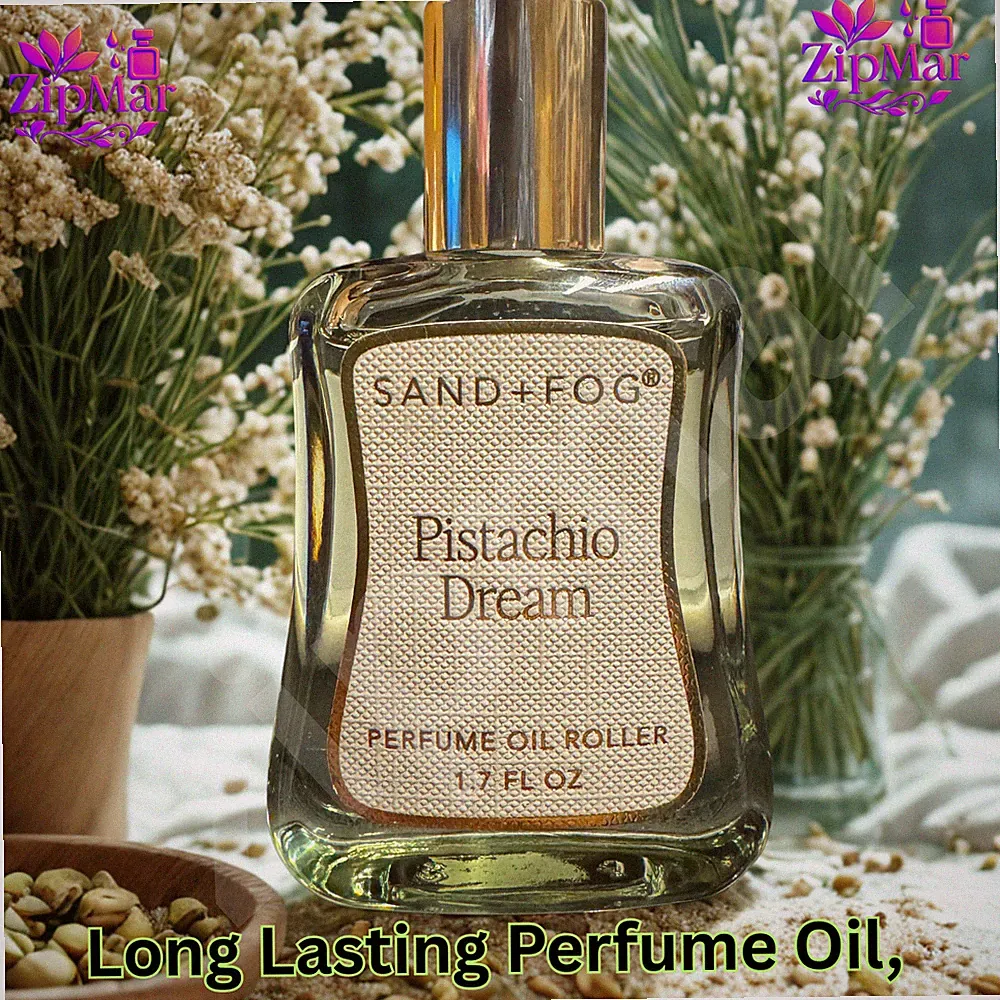 Sand + Fog Pistachio Dream Perfume Oil Roller 1.7oz Gourmand Vanilla Marshmallow