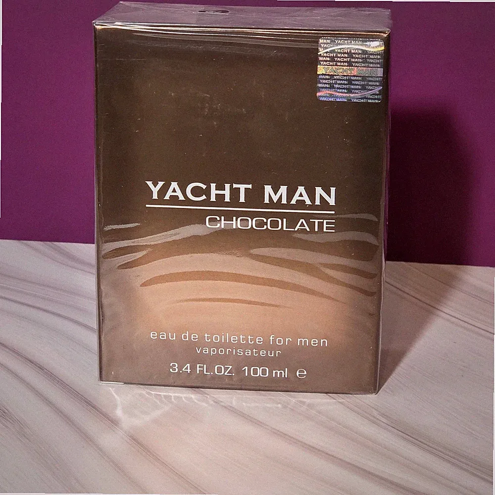 Yacht Man Chocolate Fragrance Men 3 4oz EDT Spray New Sealed Gourmand Scent